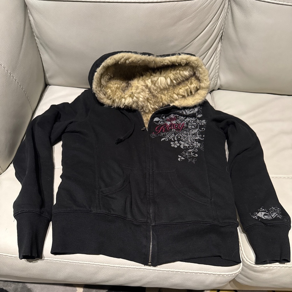 Roxy Faux Fur Lined Hoodie